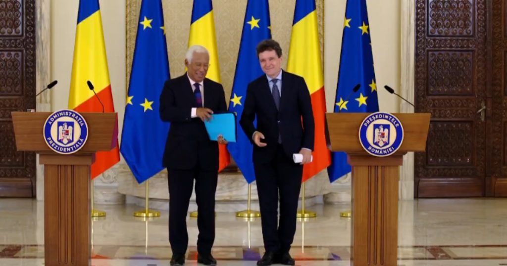 Antonio Costa vine la București. Președintele Consiliului European va fi primit joi, la Palatul Cotroceni, de președintele Nicușor Dan