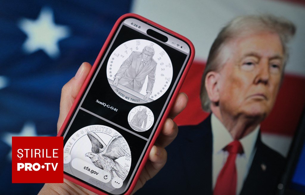 Fața lui Donald Trump, pe moneda de un dolar. SUA marchează 250 de ani de independență cu o ediție aniversară