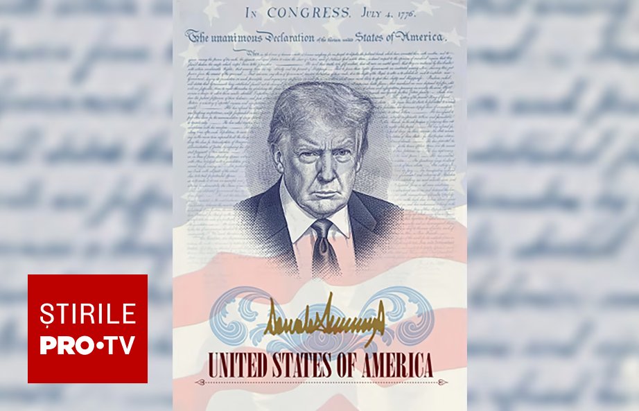 Imaginea lui Trump va apărea pe pașapoartele în ediție limitată emise cu ocazia celei de-a 250-a aniversări a Americii