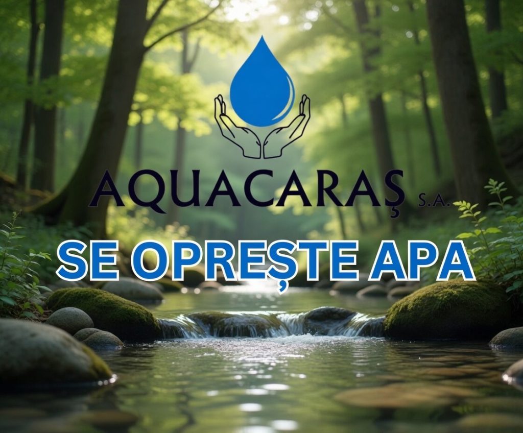 Pe strada Andrei Șaguna din Oravița se oprește apa. Aquacaraș intervine!