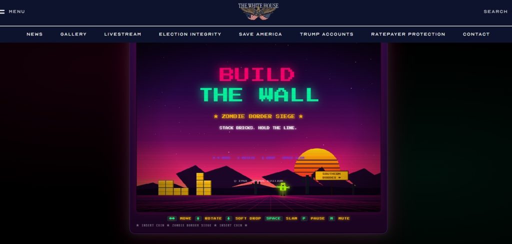 Tetris se delimitează de jocul lansat de Casa Albă și invocă o încălcare a drepturilor de autor