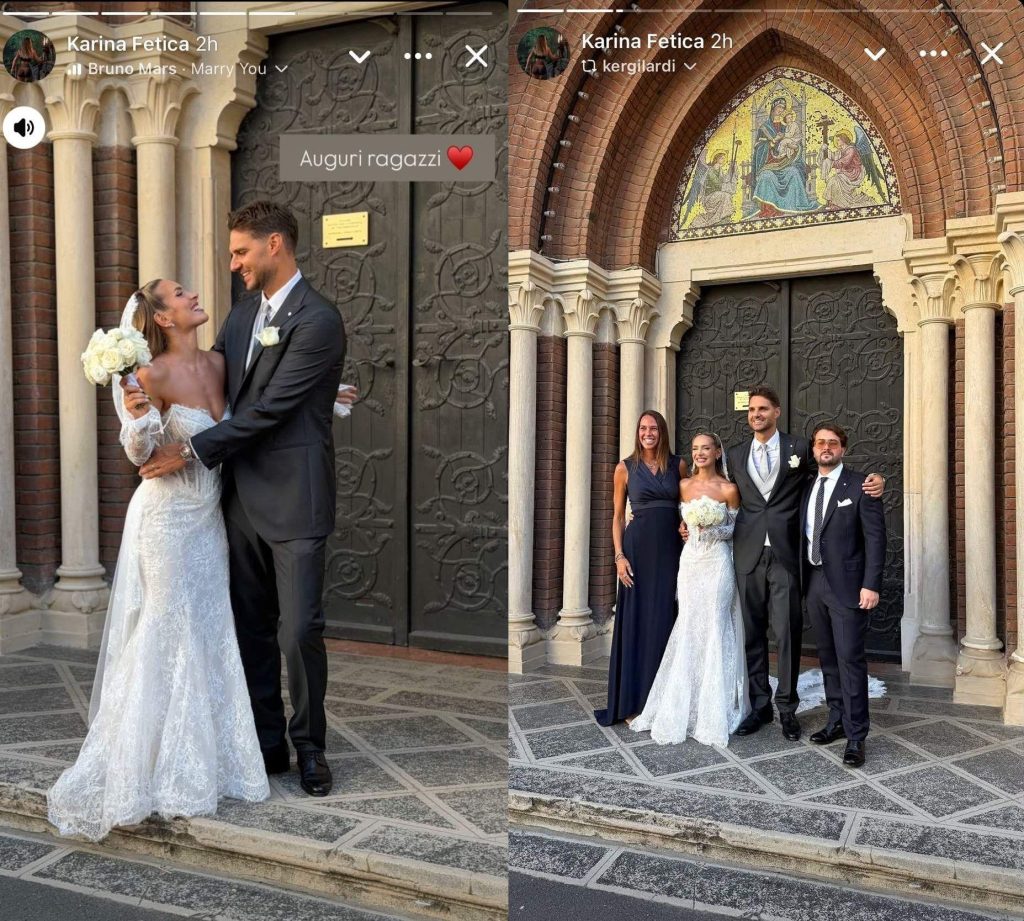 De la „Insula Iubirii” la altar: Karina Fetica și Marco Cigognini s-au căsătorit