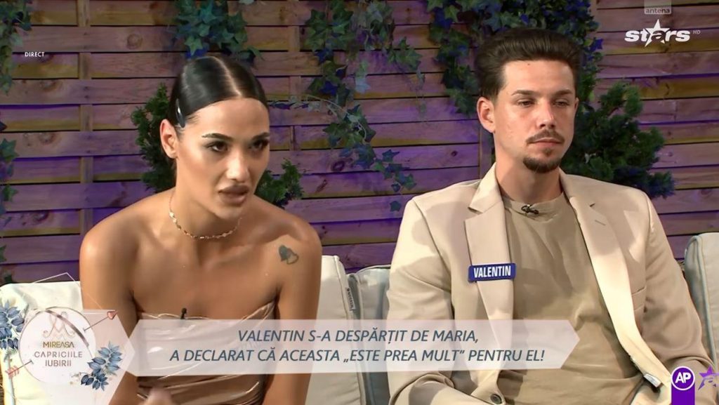 Maria, după despărțirea de Valentin: „Probabil sunt prea mult pentru el”