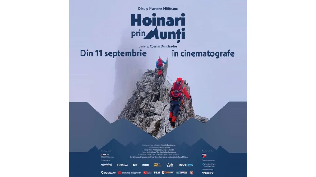 Povestea care te face să privești altfel vârsta, viața și muntele – „Hoinari prin Munți”, din 11 septembrie, în cinematografe