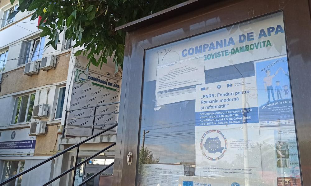 Întrerupere furnizare apă potabilă în Cartierul Diaconești (Pucioasa) din cauza unei avarii