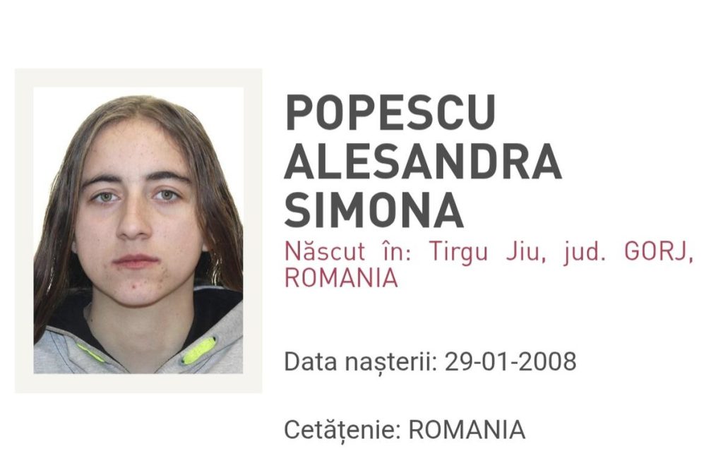 Tânără din Gorj, dată dispărută!