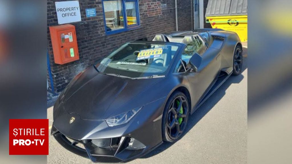 Un șofer a rămas fără mașină, un Lamborghini Huracan de 277.000 de euro, în Marea Britanie. Care este motivul