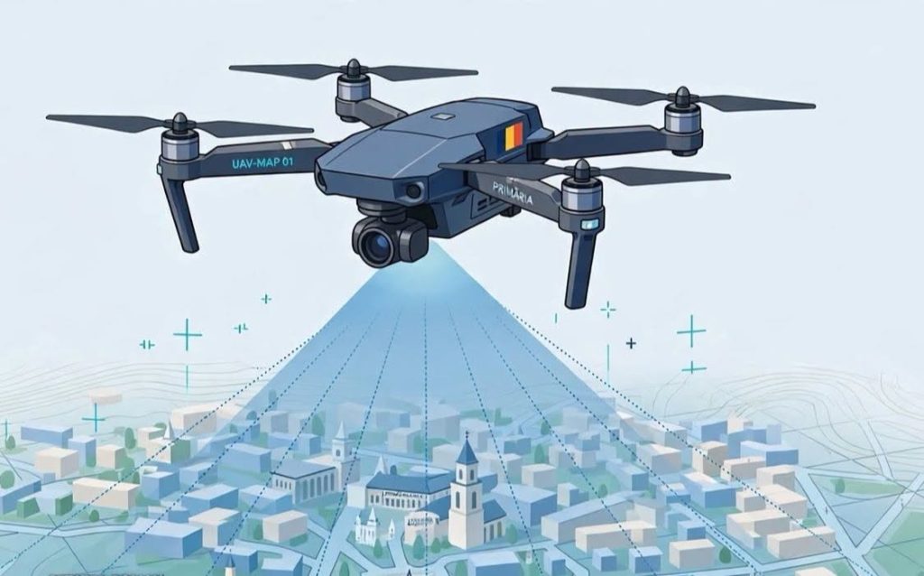 Alertă aeriană lângă Roman. Primăria anunțase zboruri autorizate cu drone pentru cartografiere
