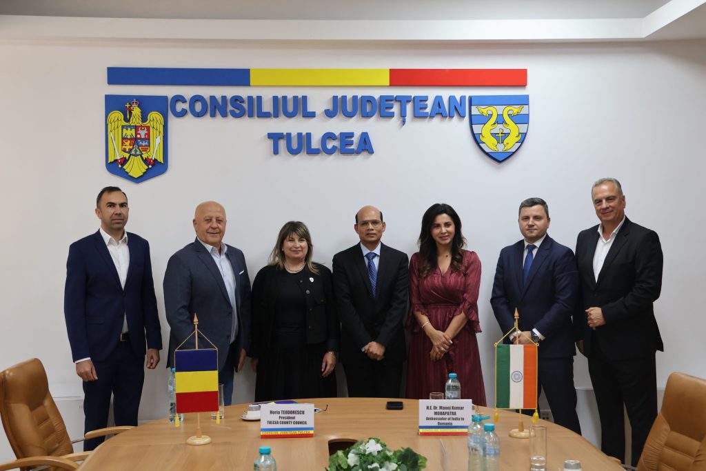 Ambasadorul Indiei în România, în vizită la Tulcea