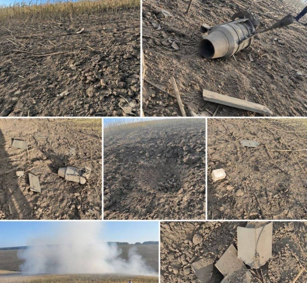 UPDATE/ Drona căzută într-un lan de floarea-soarelui din Rîșcani este de tip „Gheran”. Specialiștii desfășoară în continuare cercetări pentru a stabili masa încărcăturii explozive