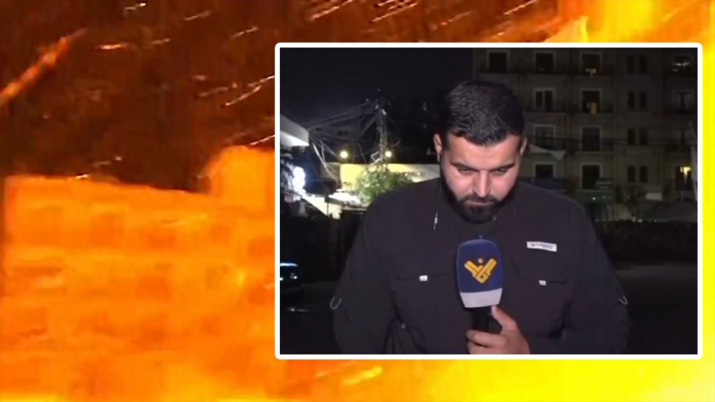 Moment terifiant în Liban: o rachetă explodează chiar lângă un jurnalist care transmitea în direct