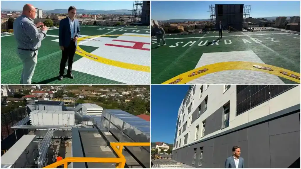 Foto | Noua clădire a spitalului din Alba Iulia, dotată cu heliport: În ce stadiu este edificarea / „Mai multă siguranță, servicii medicale mai bune și condiții moderne pentru pacienți”