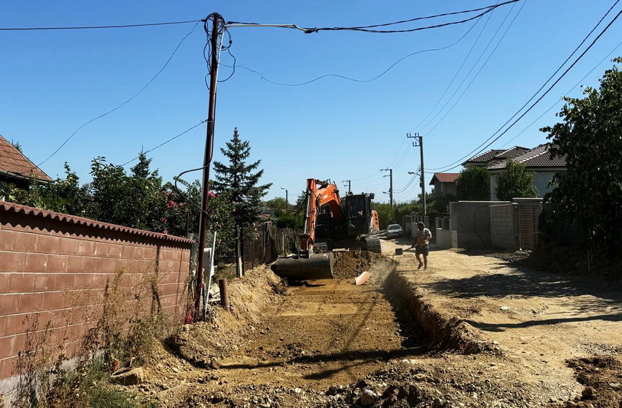 Modernizarea străzii Gheorghe Doja din Oradea a fost reluată după peste un an de pauză