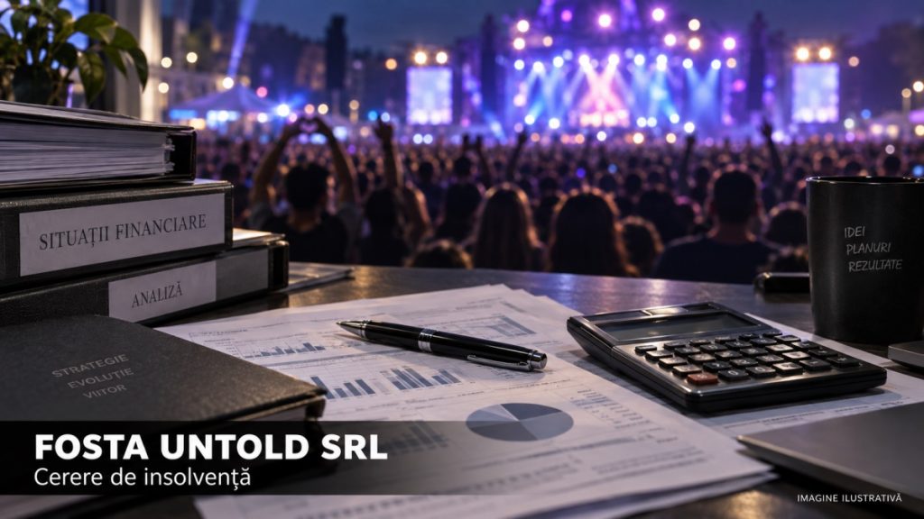 Fosta UNTOLD SRL și-a cerut insolvența: datorii de 37 de milioane de lei și doar 33 de lei în casă și conturi