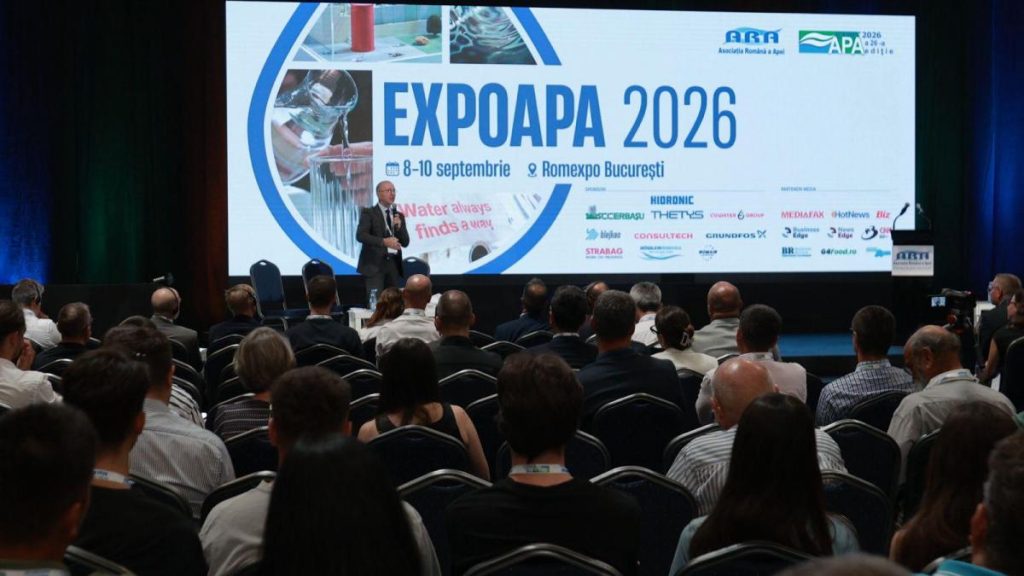 ExpoApa 2026: România, de la proiecte finanțate la investiții finalizate. Industria apei cere un nou model de funcționare în 2027