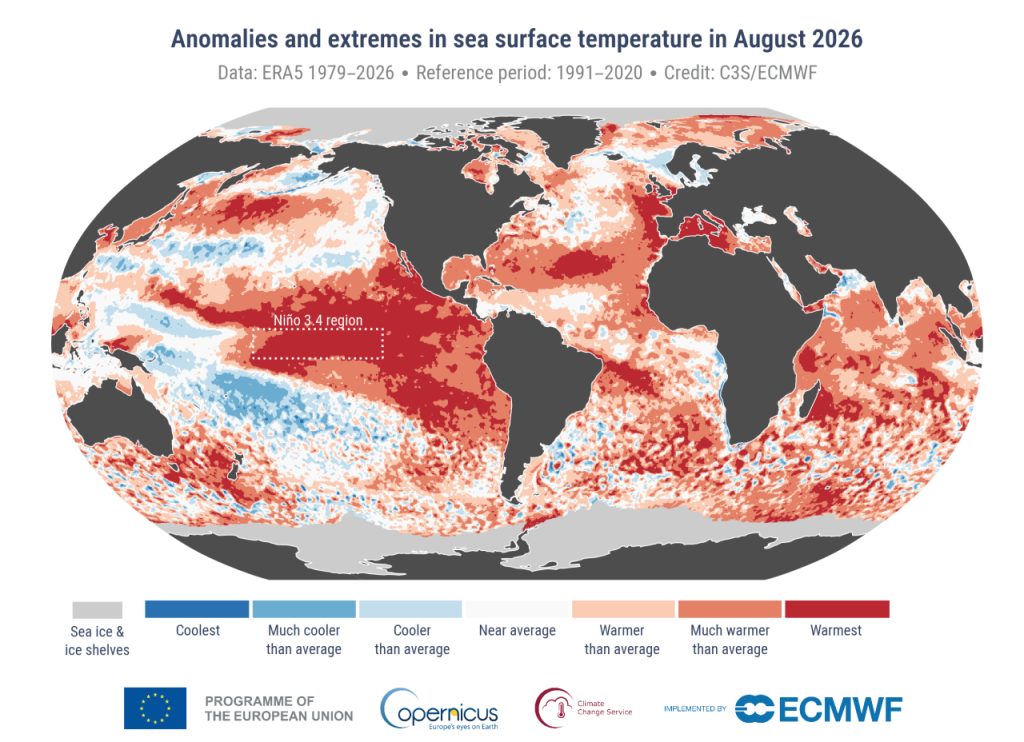 August 2026 cea mai fierbinte lună înregistrată vreodată