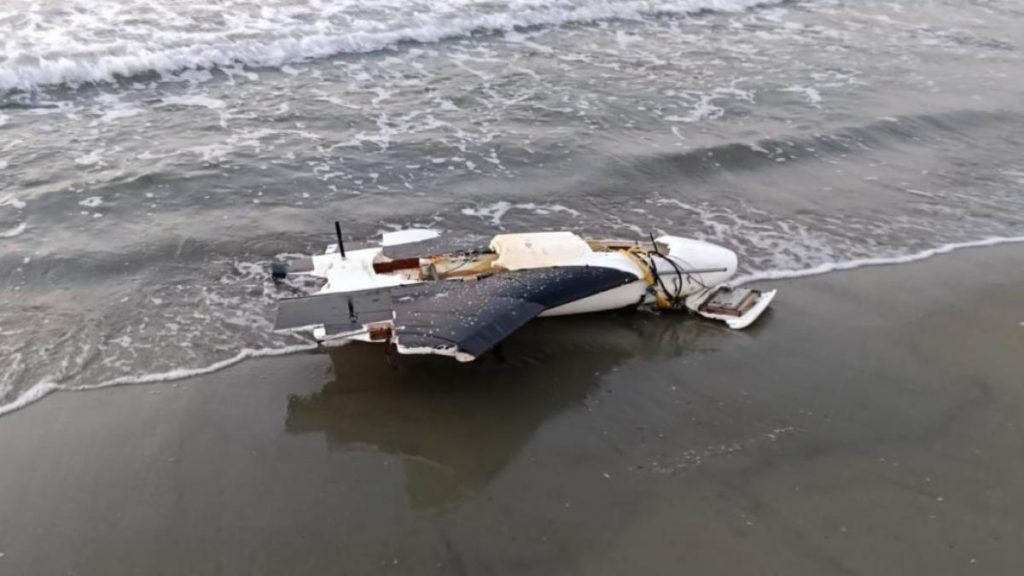Fragmente de dronă, neutralizate în zona plajei de la Capu Midia