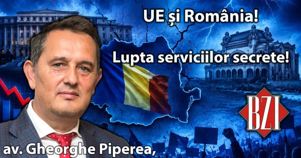 Studio BZI LIVE alături de av. Gheorghe Piperea, europarlamentar român al Partidului Alianța pentru Unirea Românilor