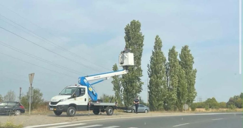 Fotografie falsă virală cu Poliția Rutieră! IPJ Timiș aduce lămuriri