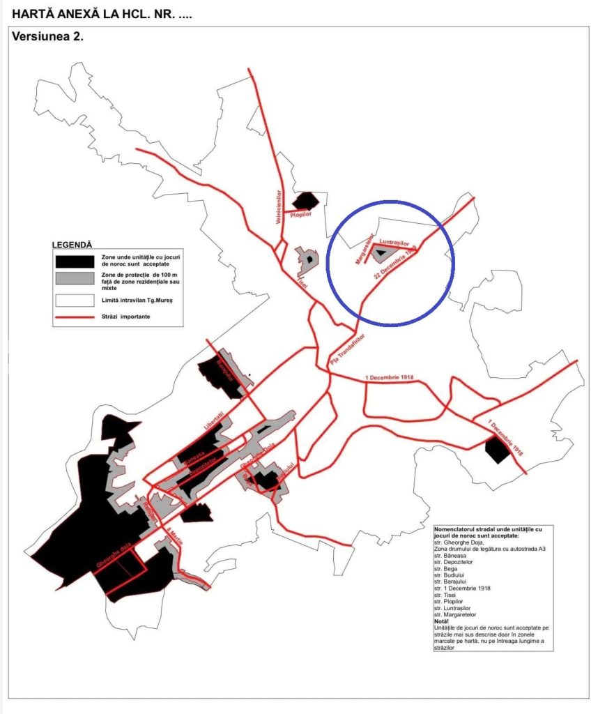Hărți noi pentru păcănele: cum vrea Primăria să clarifice zonele permise