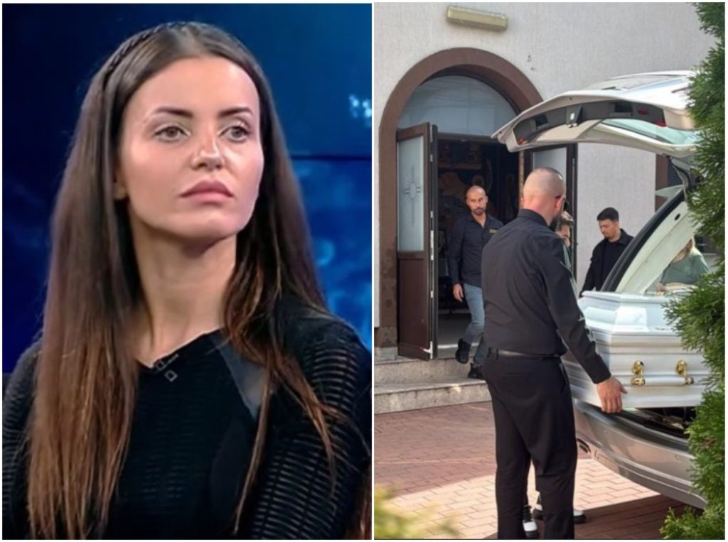 Primele imagini de la capela unde este depusă Mădălina Apostol. Mama ei, imaginea neputinței, fiul ei, în lacrimi