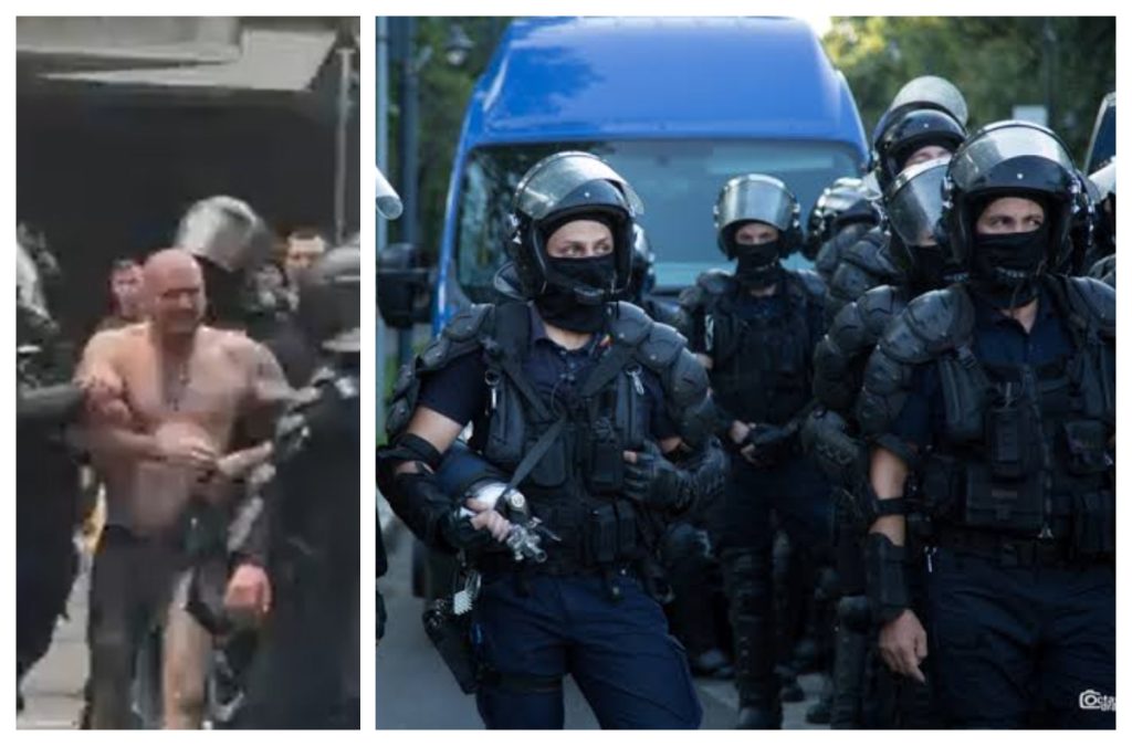 Bombardierul inflitrat la protestul fermierilor, reţinut. Oierii se delimitează de instigatorii la violenţe din Piaţa Victoriei