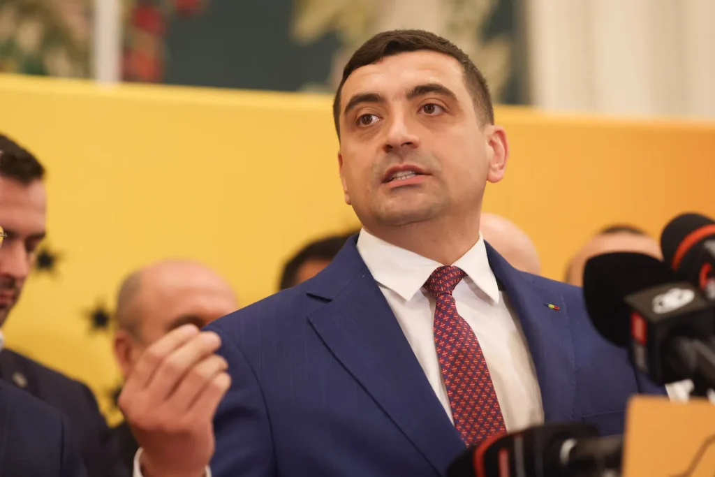 George Simion respinge acuzațiile că AUR a deturnat protestul fermierilor din Piața Victoriei: „Ăsta e narativul?”