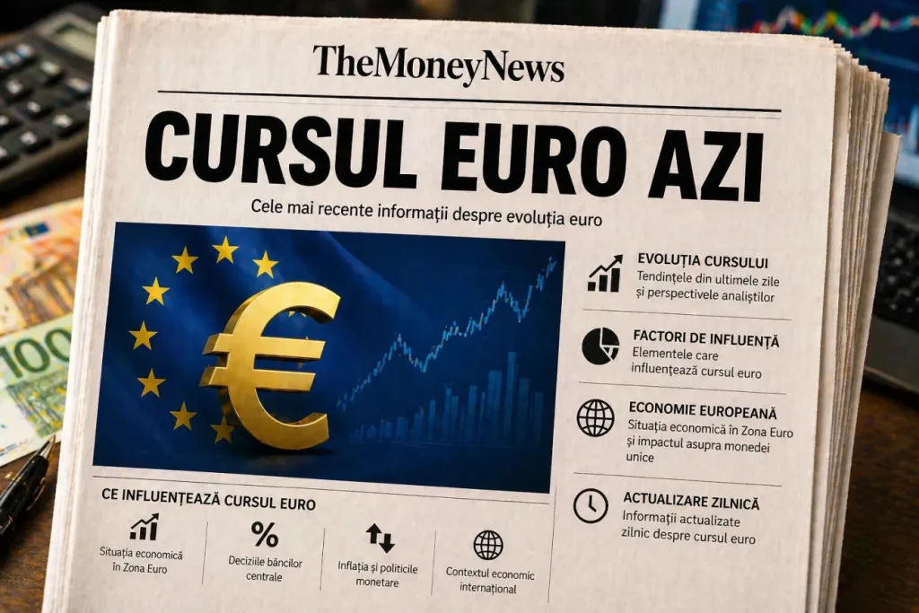 Cursul euro ajunge la 5.2629 RON, raportat de BCE pe 16 septembrie 2026