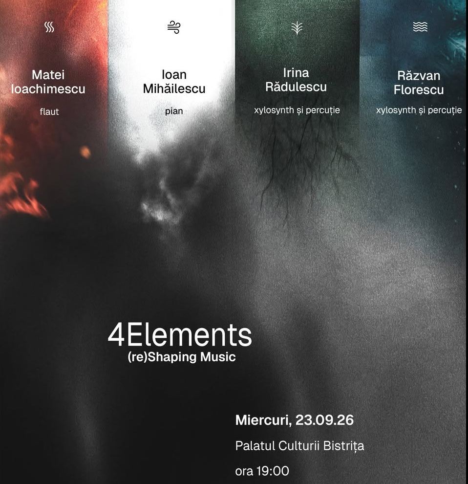 4Elements: (re)Shaping Music. Matei Ioachimescu, din nou la Bistrița, într-un concert-spectacol care remodelează jazz-ul, muzica clasică și contemporană