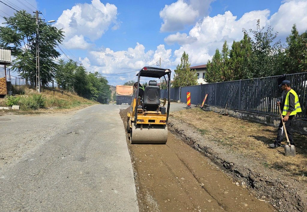 Un nou sector de drum județean din Cluj a intrat în reparații