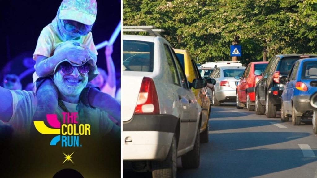 Evenimentul "The Color Run Night Bucureşti 2026" aduce noi restricţii de circulaţie, sâmbătă. 8 linii de transport public, modificate