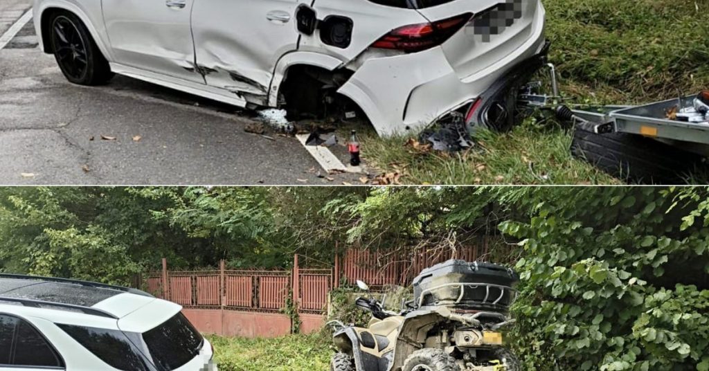 Accident între două autoturisme, în Argeș. Șapte persoane au fost implicate