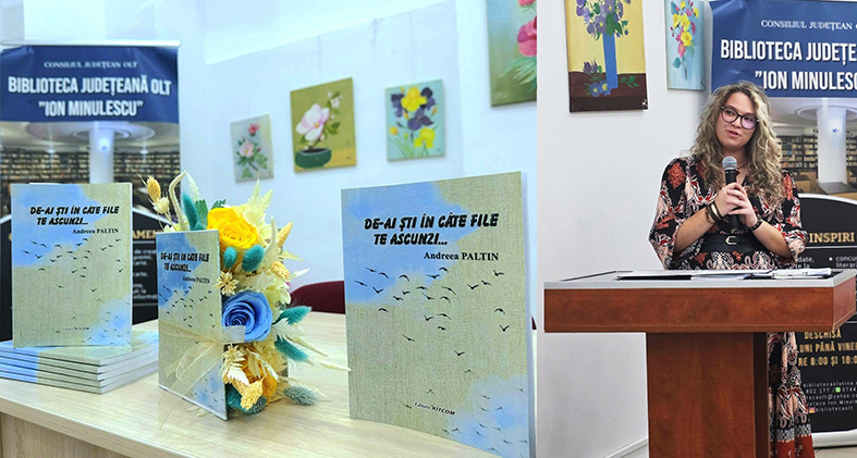 Lansare de carte – „De-ai ști în câte file te ascunzi…”, la bibliotecă!