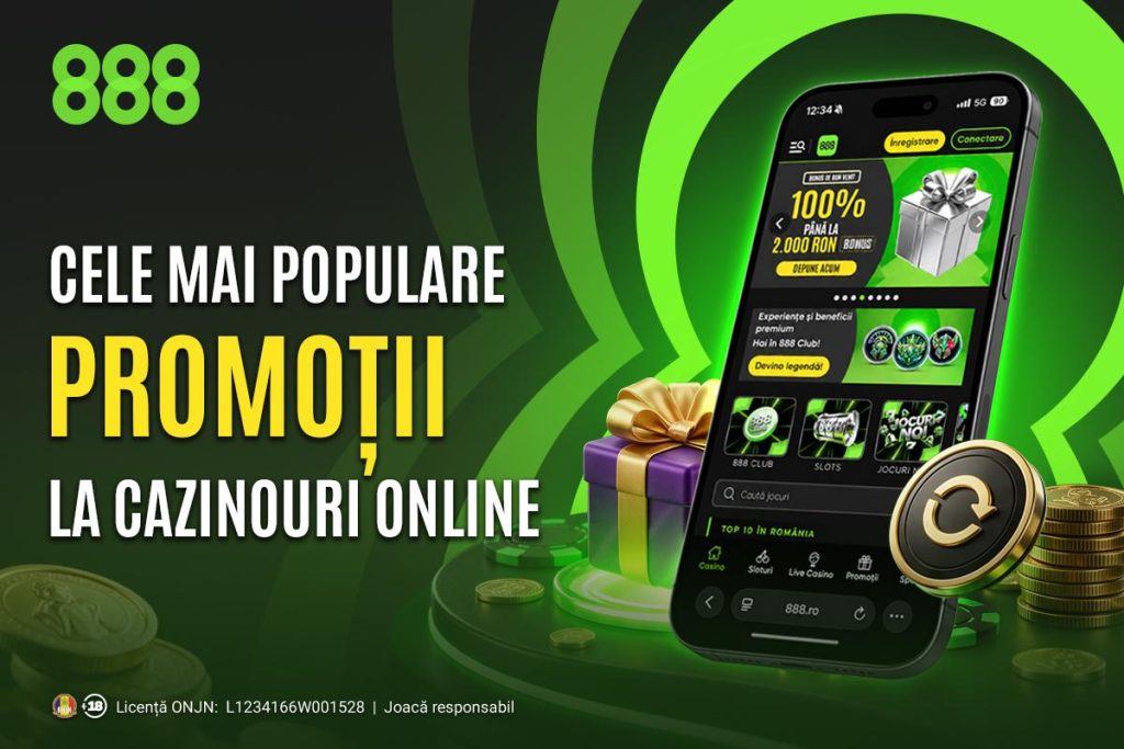 Cele mai populare promoții la cazinouri online și unde  se încadrează un bonus fără depunere?