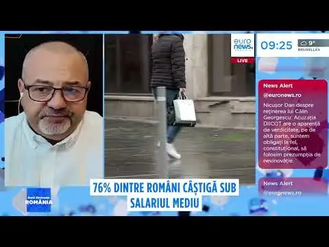 76% dintre români câștigă sub salariul mediu