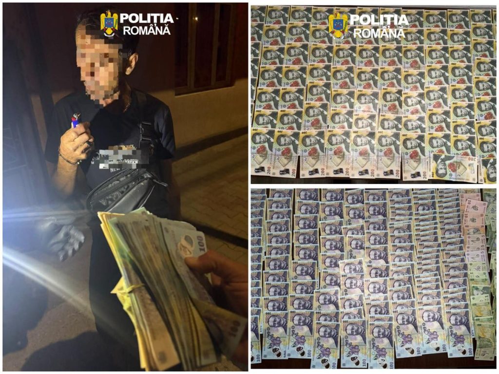 Prins la Petrila cu peste 33.000 de lei în bagaj. Era căutat pentru furt