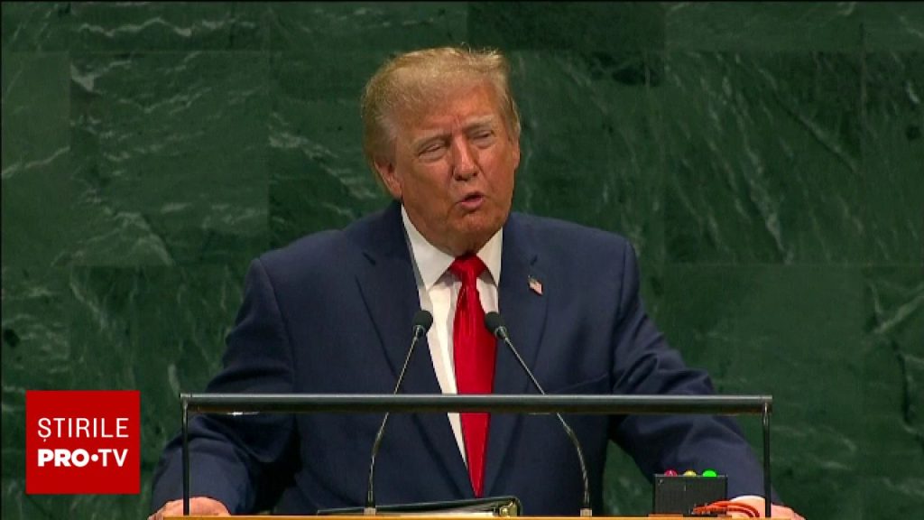 Discursul ținut de Donald Trump la Adunarea Generală a ONU. Aliații din NATO așteaptă un răspuns ferm la amenințările Rusiei