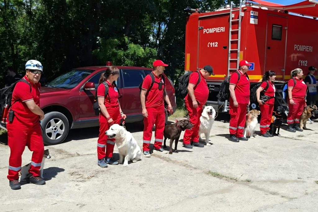 Craiova găzduiește o competiție internațională de salvare canină