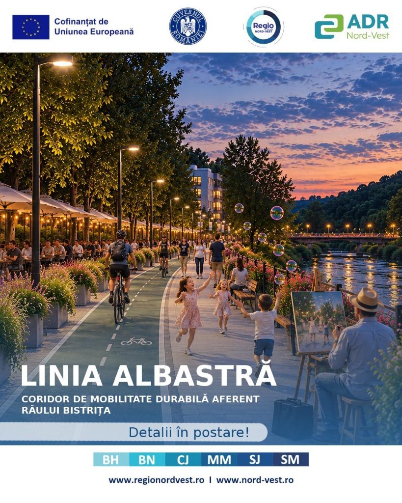 Promenada de-a lungul râului Bistrița, spațiu pentru mobilitate, activități în aer liber și comunitate