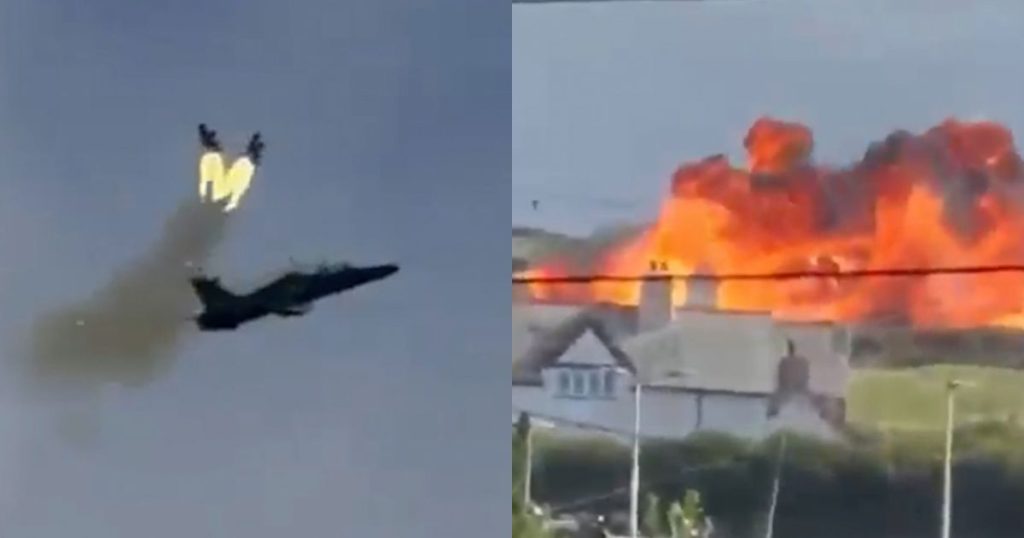 Un avion s-a prăbușit în Țara Galilor. Cei doi piloți s-au catapultat