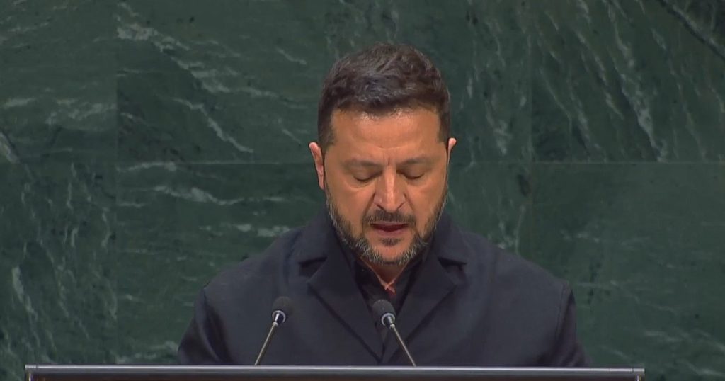 Zelenski a denunțat de la tribuna ONU „nebunia” lui Putin: „Pacientul zero”. Mesaj liderului ucrainean pentru statele lumii: „Nu-l lăsați să vă atragă în acest război”