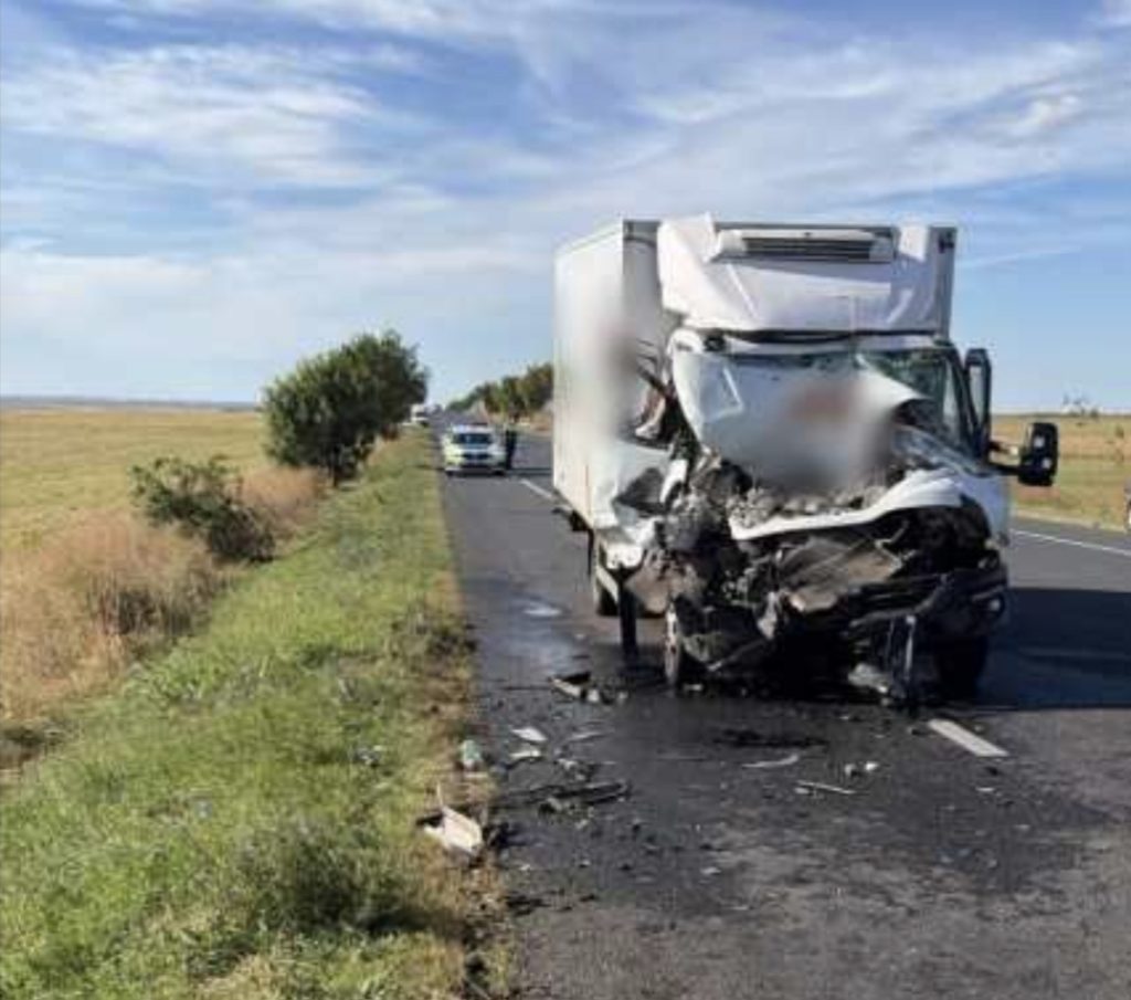 VIDEO! Vrâncean accidentat mortal, pe E85; el se afla lângă mașină