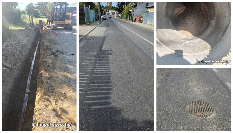 Încă 1,3 milioane de lei investiți în infrastructura rutieră din Pitești: canalizarea pluvială de pe strada Găvenii e gata, iar un tronson din strada Grigorești intră în modernizare