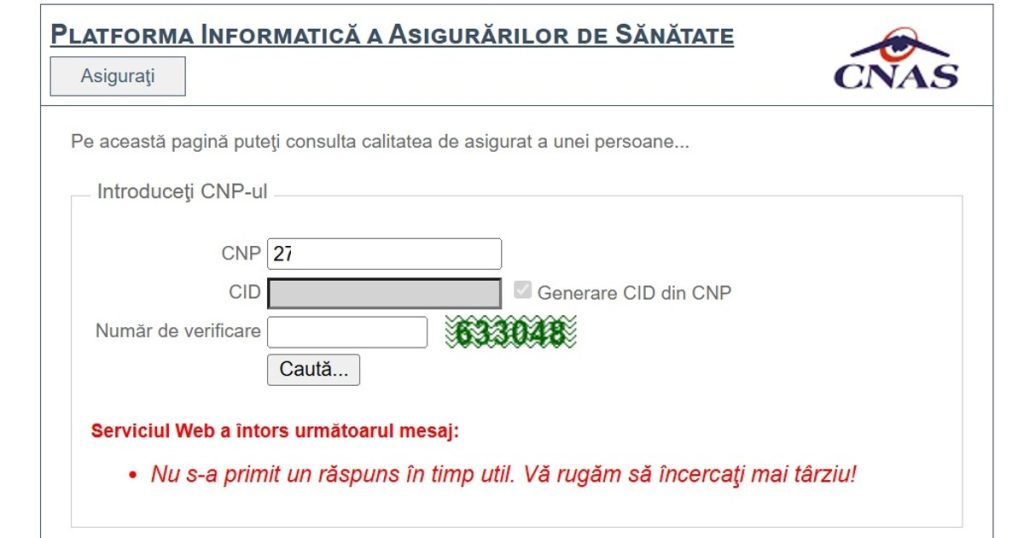 Sistemul informatic al Casei Naţionale de Asigurări de Sănătate, indisponibil peste weekend. Ce se întâmplă cu consultaţiile, medicamentele şi urgenţele