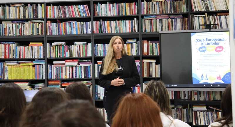 Teleorman: Ziua Europeană a Limbilor, sărbătorită de elevi și profesori la Biblioteca Județeană 'Marin Preda' (GALERIE FOTO)