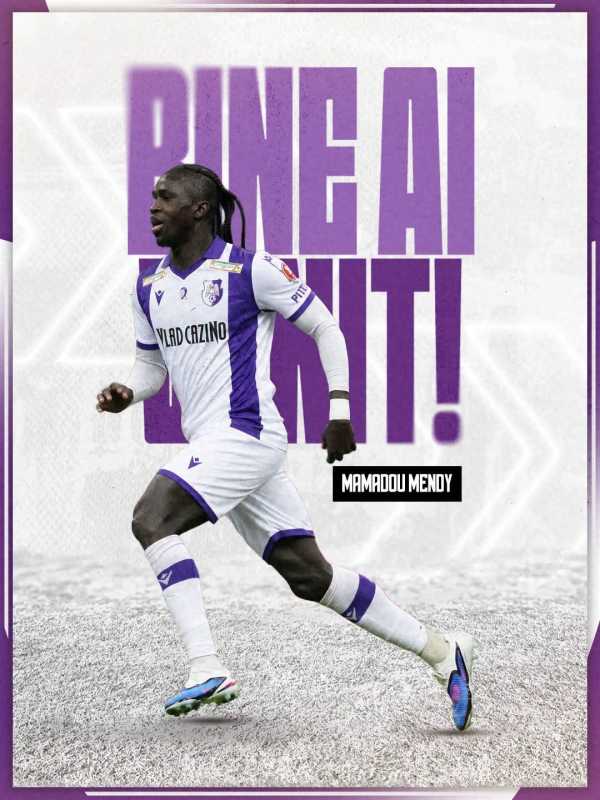 Fotbal: FC Argeș a transferat un atacant senegalez