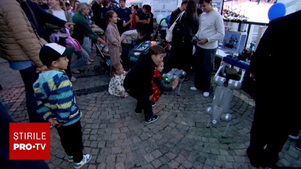 Câini-roboți, experimente și tehnologii mai mici decât un virus. „Noaptea cercetătorilor” a atras sute de curioși la Iași