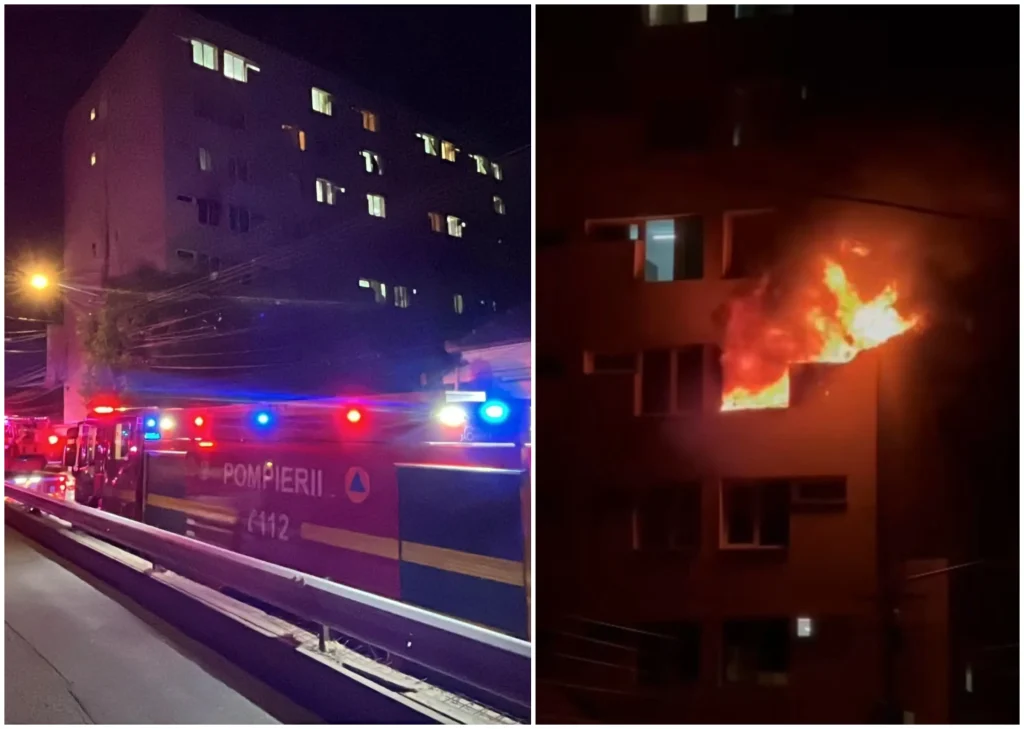 Incendiu în timpul nopții la un cămin studenţesc al UBB din Cluj. Aproape 200 de studenți au fost evacuați