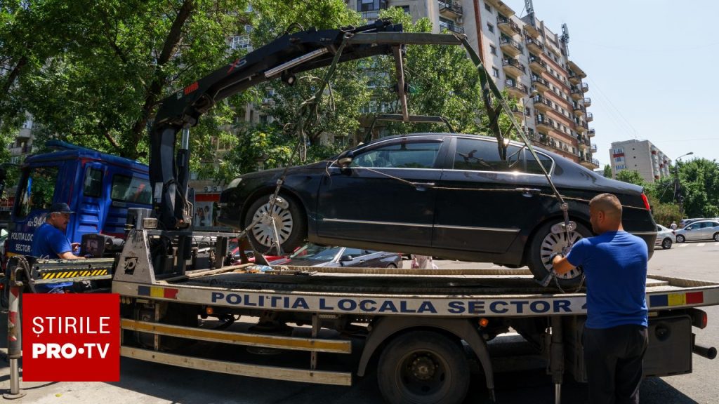 Mașinile parcate ilegal în centrul Capitalei ar putea fi ridicate și depozitate într-un nou spațiu. Proiectul, pe masa CGMB