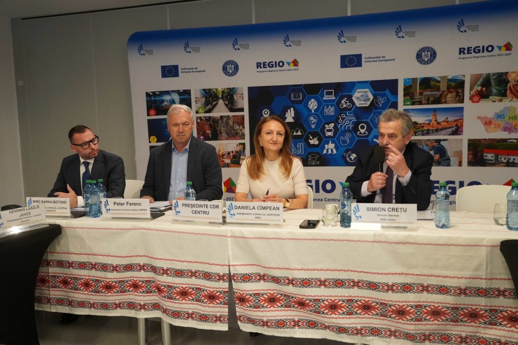 Daniela Cîmpean preia conducerea Consiliului pentru Dezvoltare Regională Centru. Județul Sibiul, lider la fonduri europene atrase pe cap de locuitor